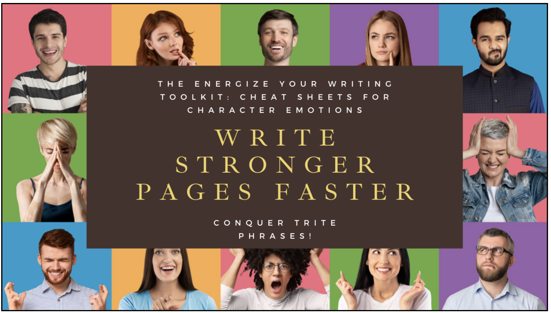 Win the Energize Your Writing Toolkit: Cheat Sheets for Character Emotions course