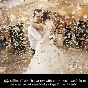 Calling All Wedding Writers to enter Page Turner Awards writing contest