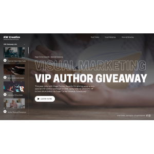 Win a VIP Author Visual Marketing Package By KW Creative - Kent Wynne